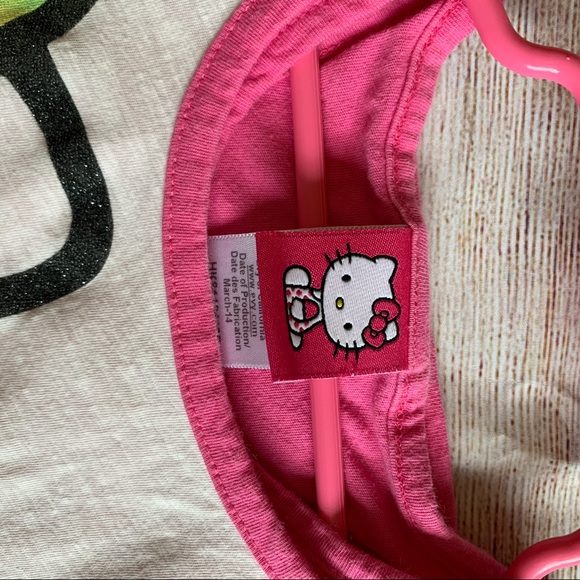 HELLO KITTY | T-shirt Tank Top Pink Combo - Picture 5 of 10